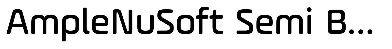 AmpleNuSoft Semi Bold